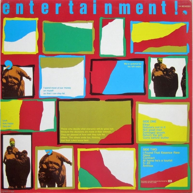 Gang of Four | Entertainment! — Post-Punk.com