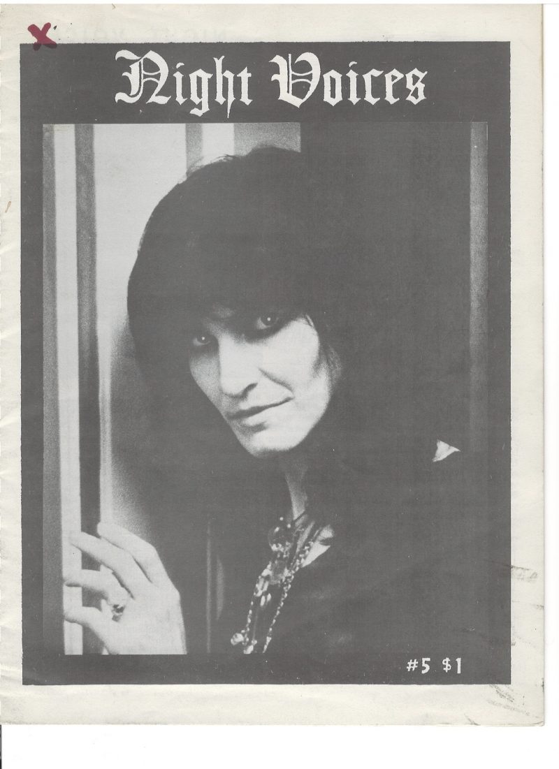 Night Voices -- an L.A. area deathrock zine from the early 1980s
